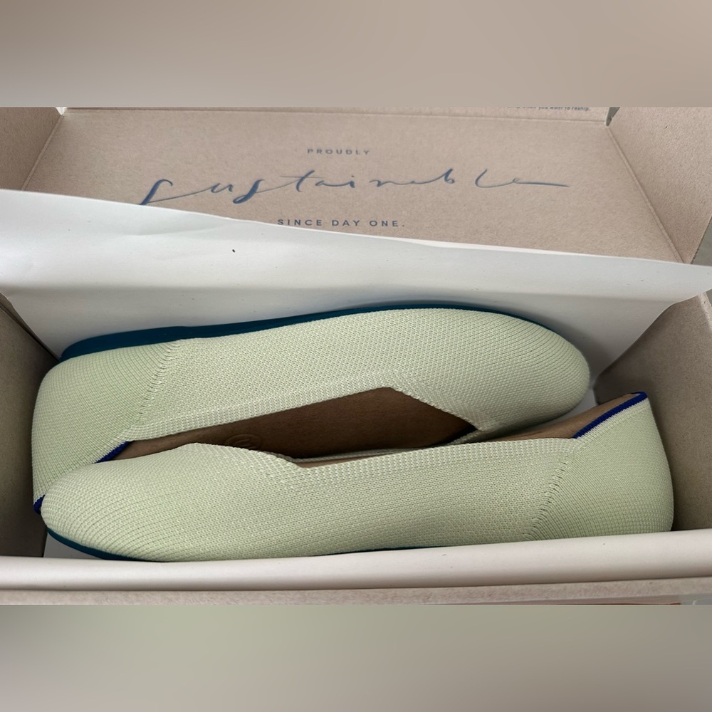 Rothy’s Sour Apple Flats - size: 8.5